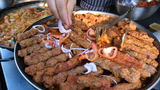 London Street Food จากอินเดีย แกะ Shish Kebab Bhaji แกง