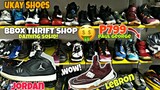 BASKETBALL SHOES JORDAN LEBRON at iba pa!bagong display ukay shoes,bbox thrift shop aurora cubao