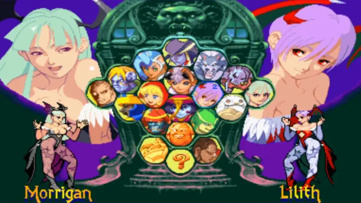 Darkstalkers Chronicle: The Chaos Tower All Characters [PSP]