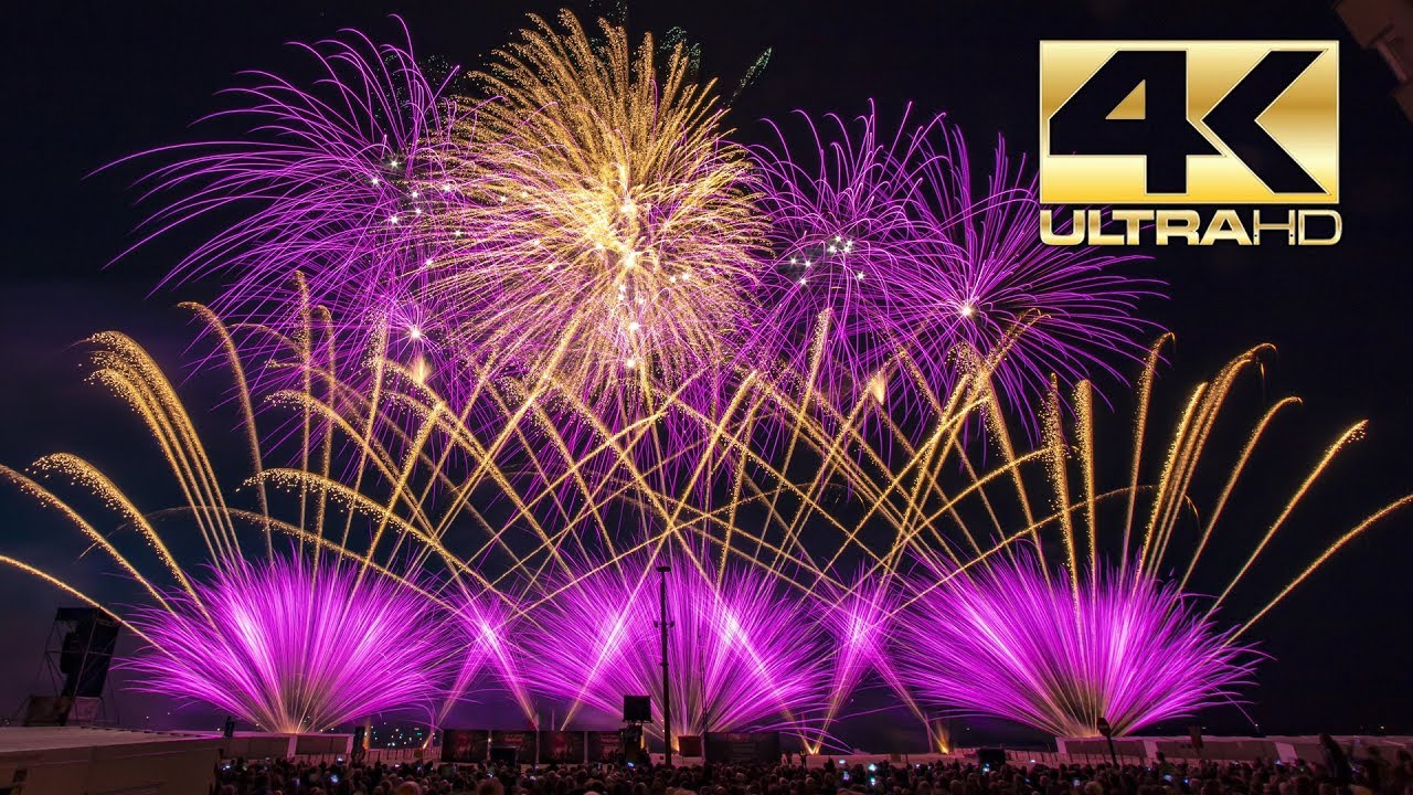 ⁴ᴷ⁾ Int. Fireworks Festival Knokke-Heist 2019: Giuliani Fireworks - Italy \  Italië - Vuurwerk - Bilibili