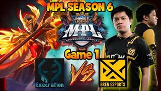 BREN VS EXECRATION GAME 1 (BREN'S PERSPECTIVE)