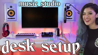 My Music Studio Desk Setup (2021) 🦋 | Lesha