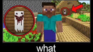 Minecraft รออะไร meme part 227 (Scary Ghost Creeper)