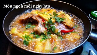 CÁ ĐIÊU HỒNG KHO KHÓM - món ngon mỗi ngày htp