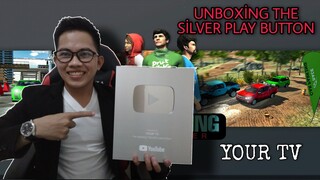 your tv | unboxing silver play button & funny moments 🤣 car parking multiplayer v4.8.5 update