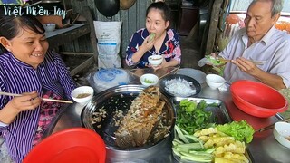 Cá Tai Tượng Chiên Xù || việt miền tây