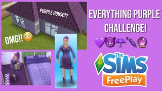 PURPLE CHALLENGE?😱 Sims Freeplay || SimsAreBae