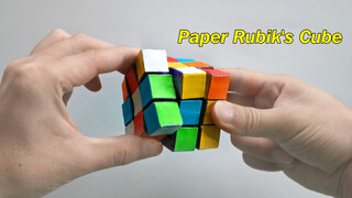 Khối Rubik làm bằng giấy, tôi sẽ trở thành "Bậc thầy về khối Rubik"