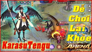 🌸Onmyoji Arena: KarasuTengu - Solo & Giao Tranh Tổng Cực Khỏe, Samurai Khắc Chế AD