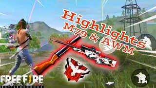 HIGHLIGHTS  M79 & AWM Ryuka Gaming - FREEFIRE INDONESIA