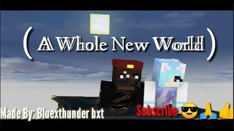 🎶 A Whole New World - A Minecraft Music Video Animation (Song by Aladin) - Bilibili 🎶 A Whole New World - A Minecraft Music Video Animation (Song by Aladin) - Bilibili