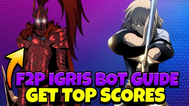 F2P IGRIS BATTLEFIELD OF TIME! SETUP & GAMEPLAY TO GET 1ST PLACE! [Solo Leveling: Arise]