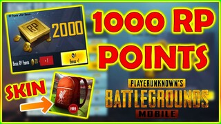 BONUS RP POINTS IN PUBG MOBILE | 1000 FREE RP POINTS FOR M5 ROYAL PASS | FREE LIVERPOOL BAG SKIN