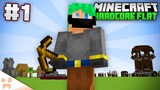 A NEW WORLD!! - Minecraft Superflat Survival Hardcore (Episode 1)