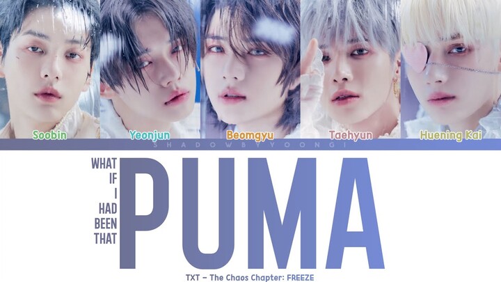 TXT - 'What If I Had Been That PUMA' (Color Coded Lyrics) | ShadowByYoongi