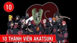 Top 10 thành viên Akatsuki trong Naruto - Shounen Action