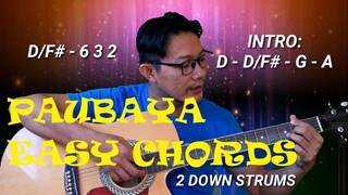 PAUBAYA By Moira Dela Torre | Guitar Tutorial for Beginners