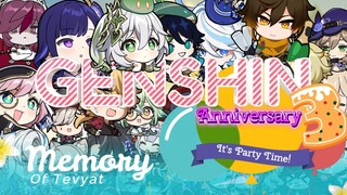 Genshin Anniversary 3th TL;DR | Genshin Impact Exe | Memory of Tevyat | Best Scene and Event