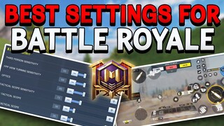 MY 3 FINGER CLAW HUD LAYOUT + SENSITIVITY SETTINGS FOR BR | Call of Duty: Mobile