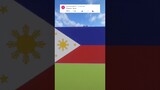 Philippine Flag Satisfying Minecraft Art #minecraft #minecraftshorts #philippine #philippines