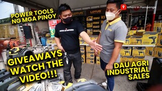 Lotus power tools giveway by Dau Agrii Industrial Sales