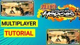 how to play multiplayer in naruto ultimate ninja heroes | Naruto games android | PPSSPP android