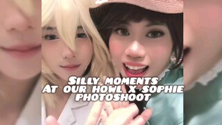 silly moments at our Howl x Sophie Photoshoot! | Howls Moving Castle Studio Ghibli cosplay date fun