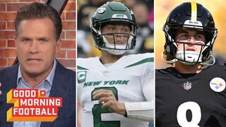 GMFB | Kyle Brandt reacts to New York Jets come from behind to STUN the Steelers 24-20