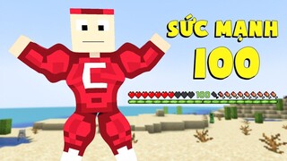 Minecraft Nhưng Đố Ai Có 100 Sức Mạnh