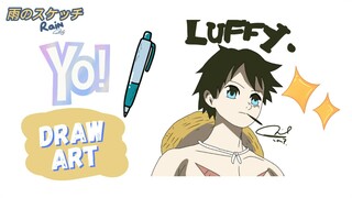 Yo! Draw Art Luffy | Full Part [One Piece]🔵