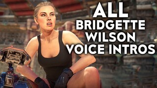 MORTAL KOMBAT 11 All Bridgette Wilson Sonya Intros Dialogue MK11 Movie Skin