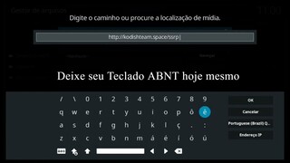 Configure a Fontes recomendada da Kodish e teclado