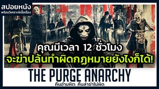 คืนที่คุณจะฆ่าปล้นทำผิดกฎหมายยังไงก็ได้ (สปอยหนัง) The Purge Anarchy