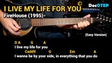 I Live My Life For You - FireHouse (Easy Guitar Chords Tutorial with Lyrics)