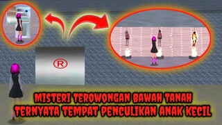 MISTERI TEROWONGAN BAWAH TANAH || TERNYATA TEMPAT PENCULIKAN ANAK KECIL - Sakura School Simulator