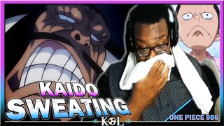 KAIDO NEEDS A TOWEL! ONIGASHIMA BATTLE BEGINS! | One Piece Manga Chapter 986 LIVE REACTION - ワンピース