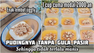 Resep Puding Karamel Viral Tanpa Susu Uht Enak Segar Lembut Dan Jiggly