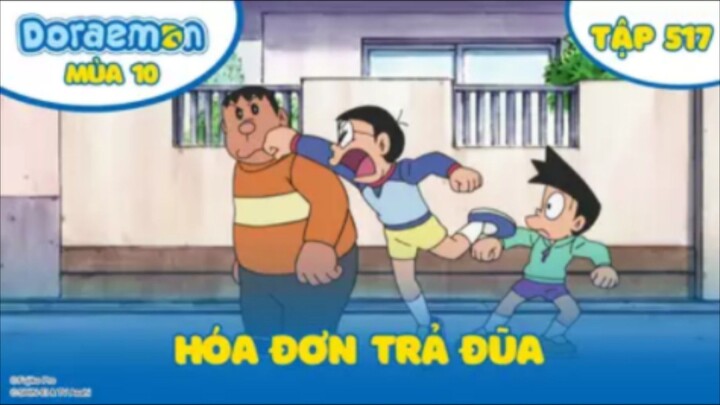 Doraemon S10 - Tập 517: Hoá đơn trả đũa & Chuyến du hành trên thuyền cá heo
