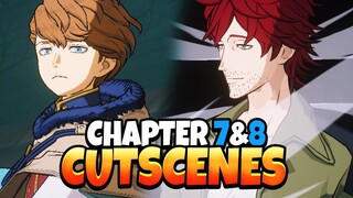 ALL CUTSCENES IN BLACK CLOVER MOBILE CHAPTER 7&8! (Kiten Invasion, Finding a Cure)