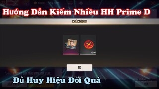 [Garena Free Fire] Cách Kiếm Đủ Huy Hiệu Prime D Đổi 6 Trang Phục Miễn Phí Ob25.