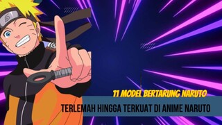 Ini 11 Urutan Mode Bertarung Naruto Dari Yang Terlemah Hingga Terkuat DiAnime Naruto