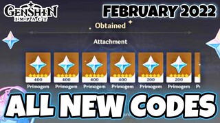 ALL NEW CODES + Guaranteed 600 PRIMOGEMS | Genshin Impact 2.5