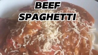 Pinoy favorite ito BEEF SPAGHETTI #pinoyfood #cooking #recipe #chef #pilipino #trending#eat ##foodie