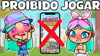 FUI PROIBIDA DE JOGAR  PAZU AVATAR WORLD - Historinhas e Rotinas no avatar world