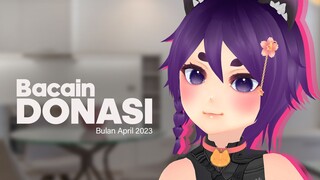 Bacain Donasi Bulan April 2023 🌸 Vtuber