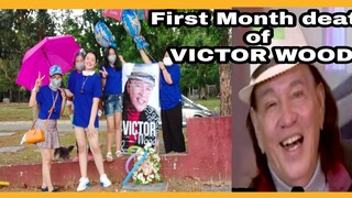 VICTOR WOOD irst Month death inalayan Ng bagong awit Ng  anak na si VICTORIA WOOD Salamat sayo Daddy