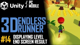 HOW TO MAKE A 3D ENDLESS RUNNER GAME IN UNITY FOR PC & MOBILE - TUTORIAL #14 - LEVEL END SCREEN