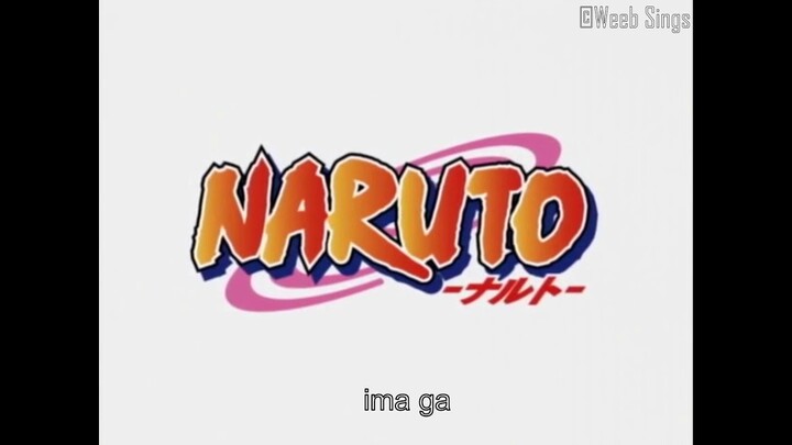 Naruto Opening 1 Karaoke with Lyrics (ROCKS!!!)