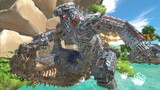 Godzilla Minus One X Godzilla Legendary VS Mechagodzilla - Animal Revolt Battle Simulator