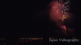 [4K]Honjo River Festival Fireworks Show 2017 Size4 & Size3 with Star mine | Akita Japan 本荘川まつり